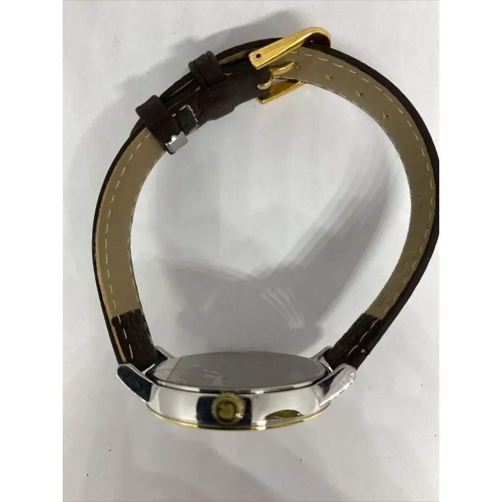 Kate Spade New York 0781 Women Brown Leather White Analog Dial Wrist Watch XX578